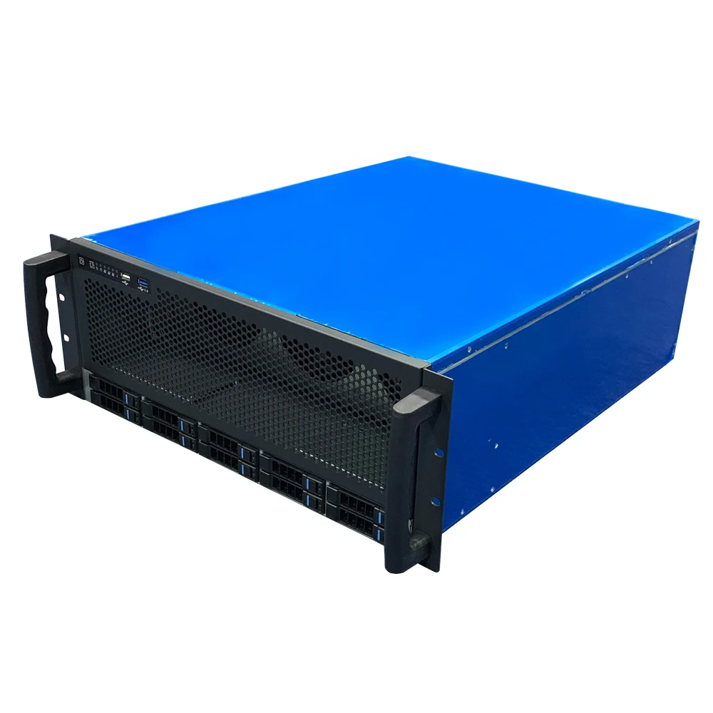 4u 19英寸机箱 550毫米长度机架式机箱 cctv 存储服务器机箱 atx 机箱