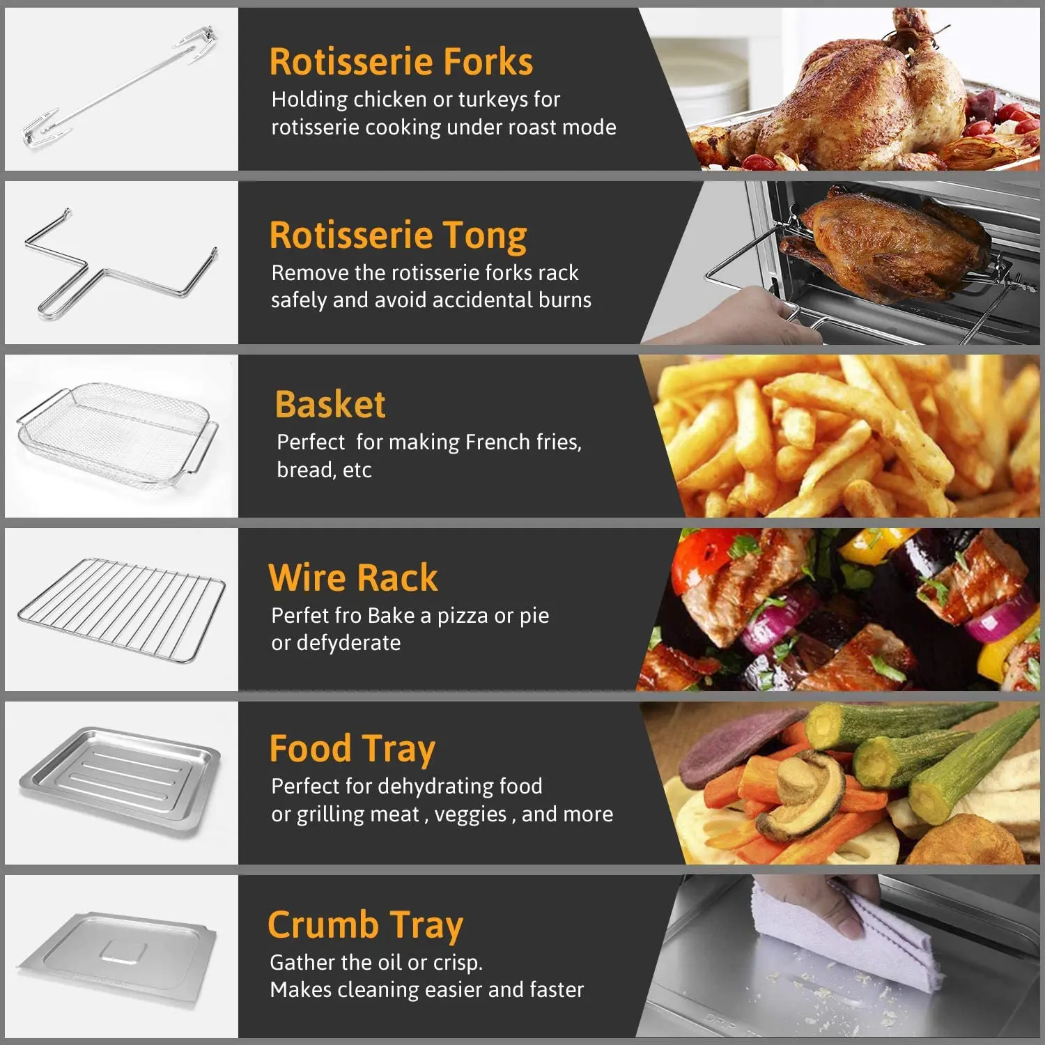 Low Price 12L Digital Oven Dual Gas and Electric Smart 22L Frier