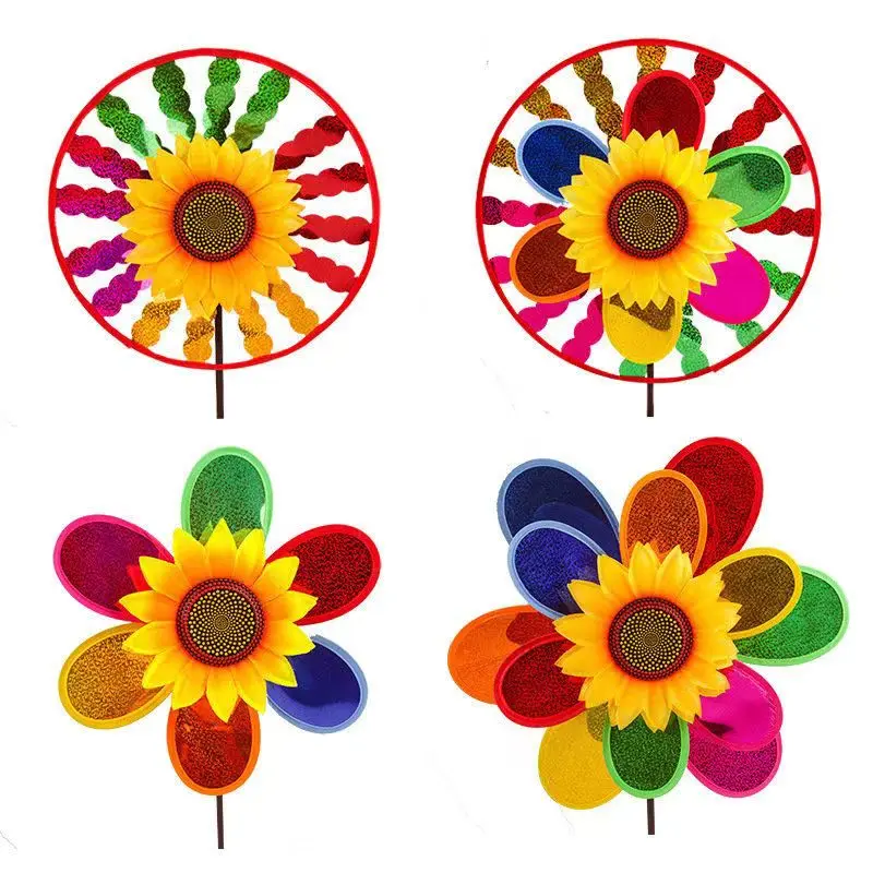 Детская забавная вращающаяся ветряная мельница пластиковая вертушка интересная игрушечная для украшения детского сада игрушки
