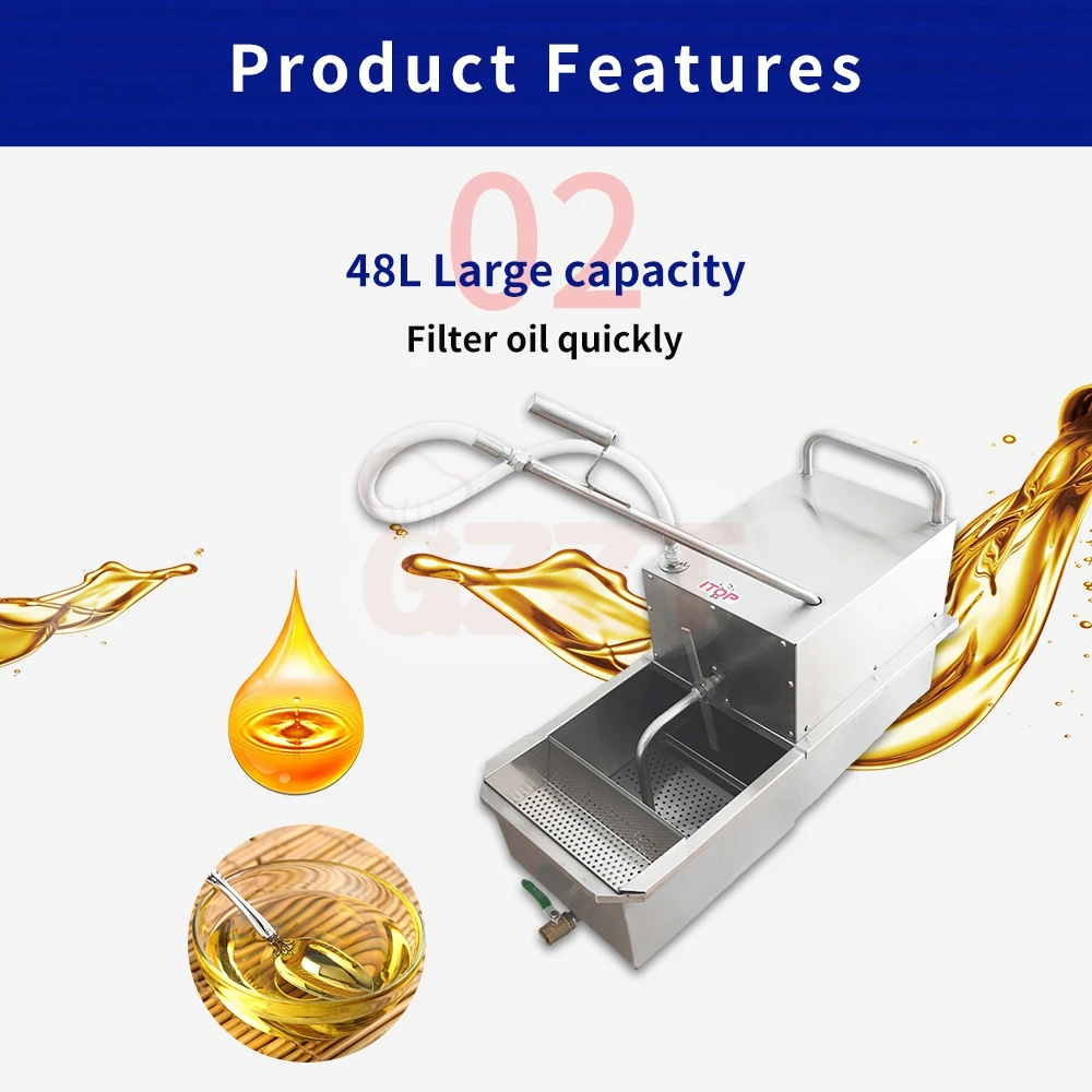 110v 220v High Quality Machine Cooking Oil Filter Machine Food Oil