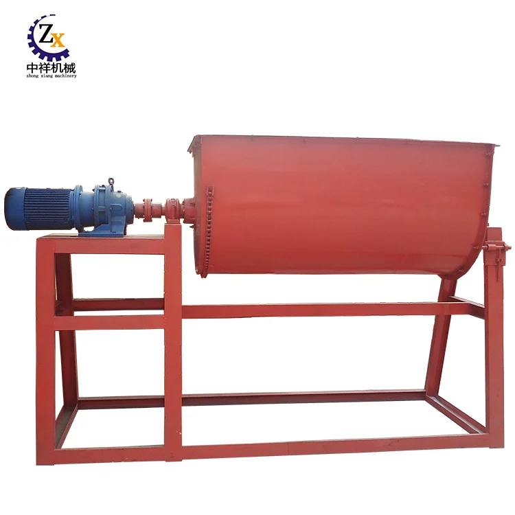 Horizontal Feed Mixer Push Manual Mixer Machine Animal 1 Ton Vertical Feed Mixer 500kg