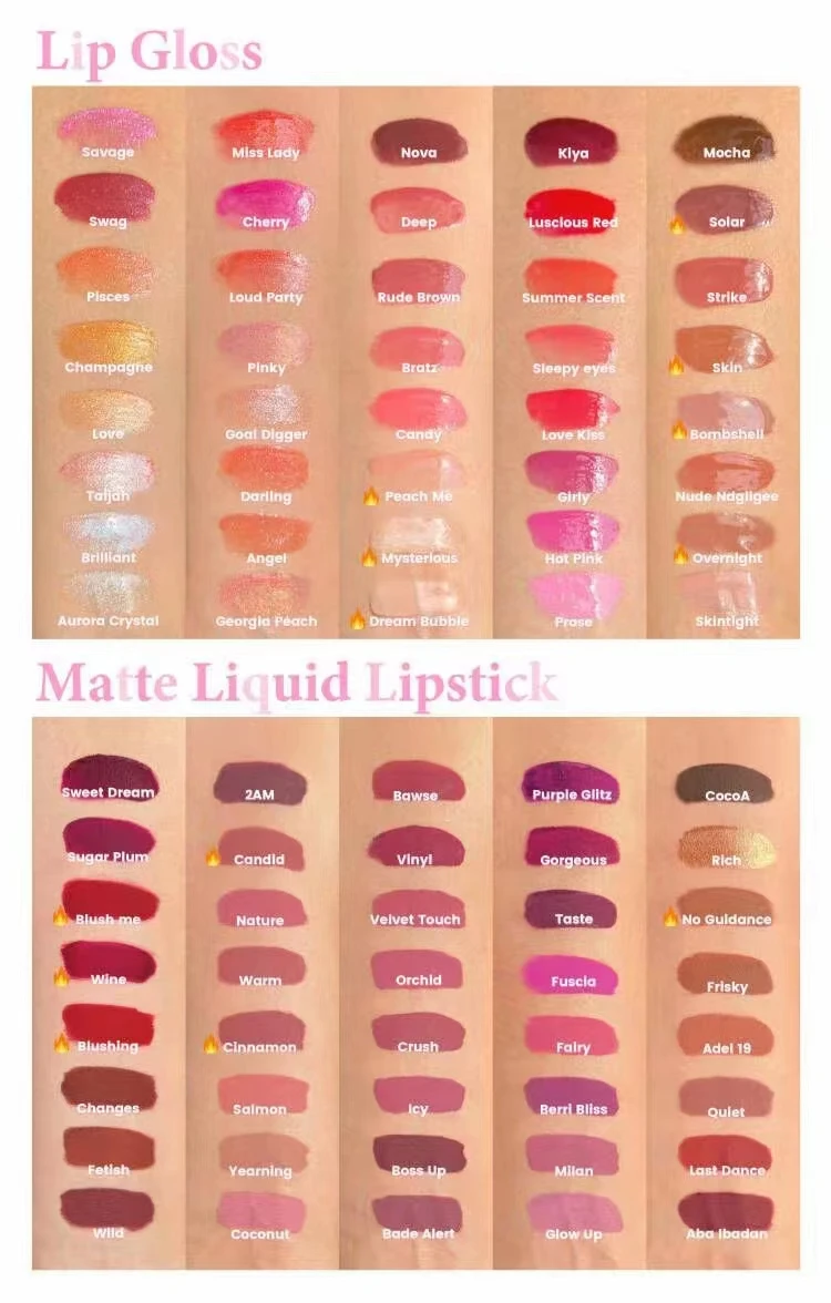 High Pigment Quality Vegan Lip Gloss Long Lasting Lip Gloss Wholesale