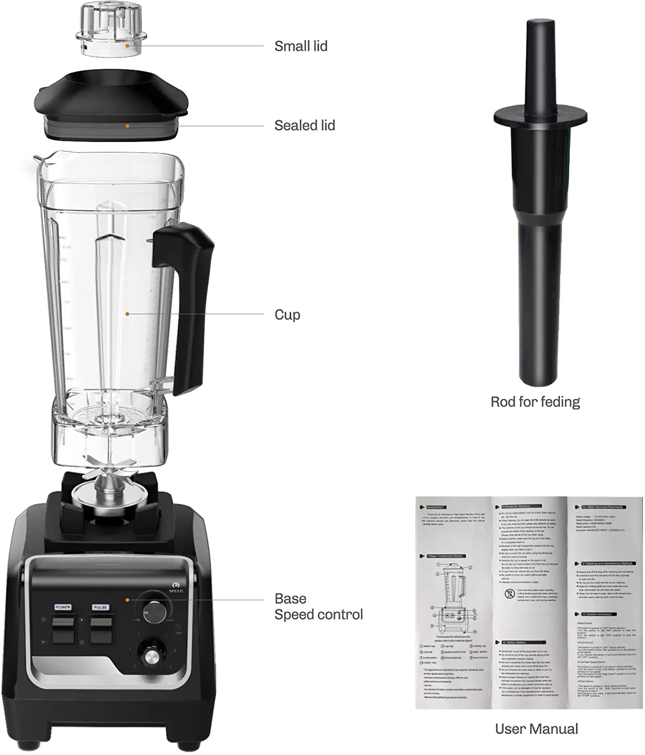 blenders 3000w retro blendar automatic smart