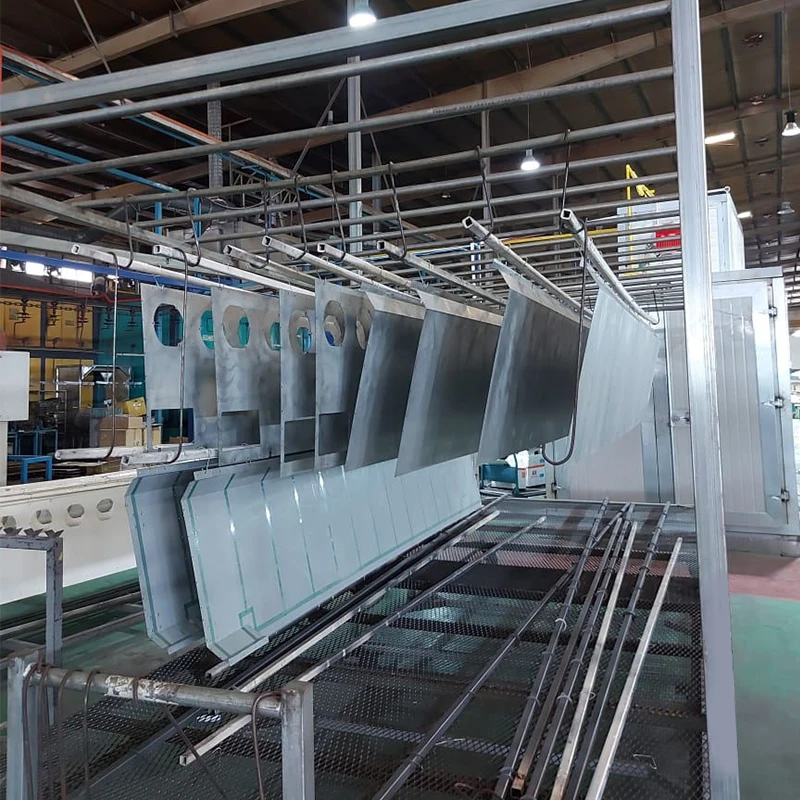 Customized Manual Painting Production Powder Coating Line
