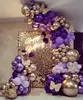 Catena di palloncini viola 139 pz