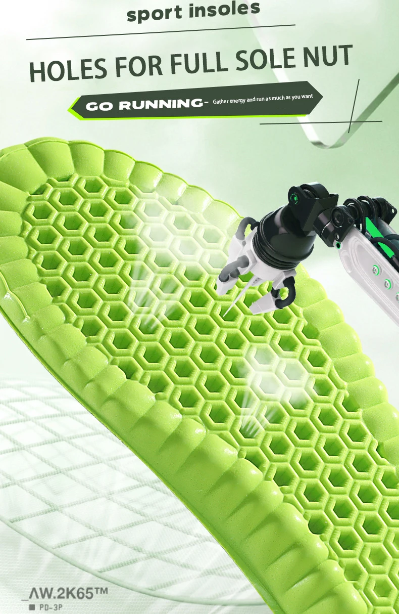 Shock Absorbing Insoles Soft Breathable Ventilation Pads