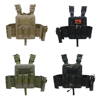 China Supplier OEM Custom Logo Nylon Gear Harness Mounted Tactical Vest For Elite Training