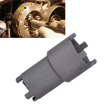 CDZWJ Motorcycle 20mm 24mm Lock Nut Removal Tool Clutch Remover 4-Pin Spanner Socket Wrench fits for Honda 50cc-125cc ATV Dirt Bike go kart並行輸入 TRINGKY 20mm 24mm Bipolar Clutch Tool, Lock Nut Spanner Wrench for