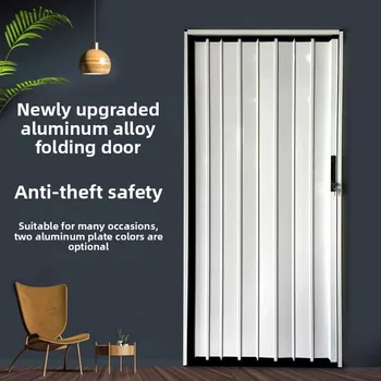 Anyou Building Materials Aluminum Alloy Kitchen Folding Manual Push Pull Retractable Door Bathroom Toilet Partition Door