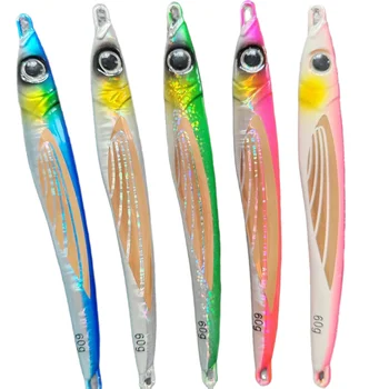 CHEERY 60g 80g 100g 150g THEOS Metal Jig Shore Offshore Slow Jigging Lure Sea Fishing Tackle Tuna Amberjack Kingfish – Metal Jig – view 2