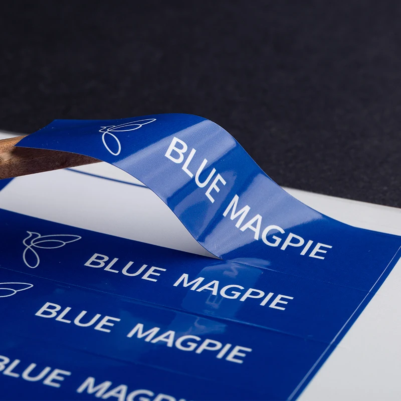 Custom Wholesale Printing Logo Label Sticker Self Adhesive Color