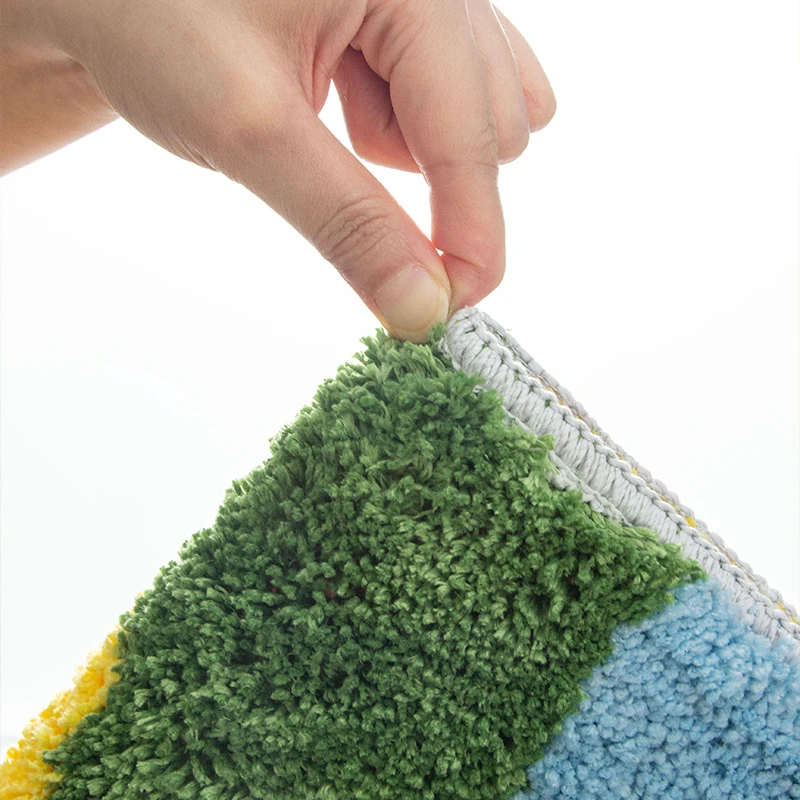 Новый голый коврик для ванной машинная стирка разноцветный супер-коврик мытья воды