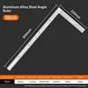 Aluminum alloy steel square ruler-50 cm