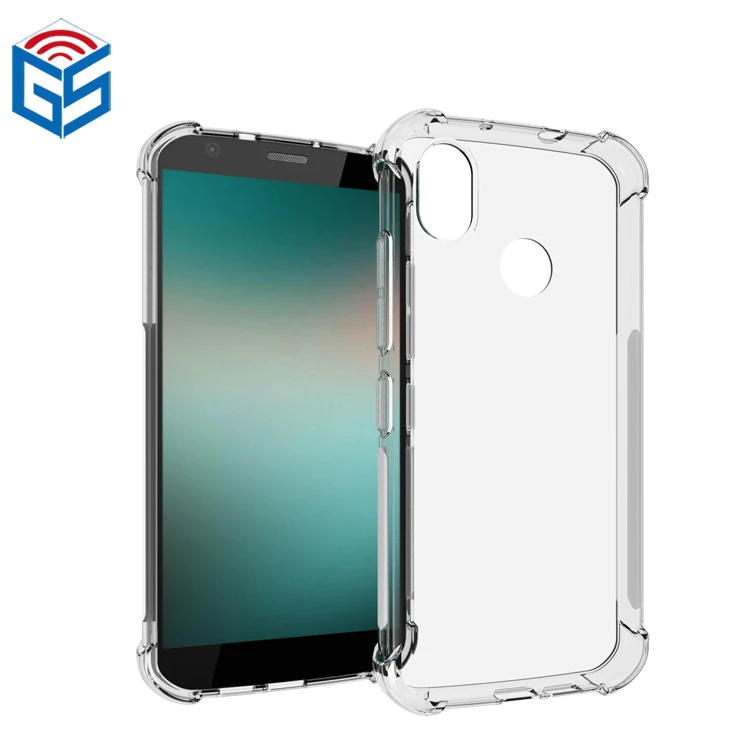 For CAT S52 Anti Shock Full Clear Soft Gel TPU Back Cover Case