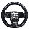 Perforated Leather+Carbon Fibre+Red Top Stripe+LED+Red Stitching