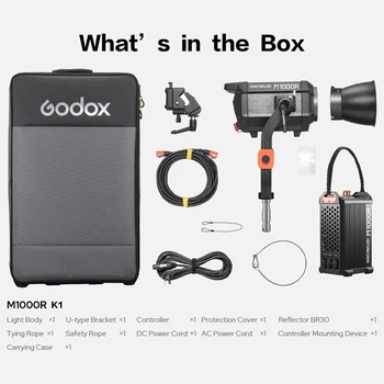 Godox M1000R K1 Set 1150W 1800K-10000K Full RGB Color LED Video Light Continuous Lighting Is Used for Photo and Video Shooting detail image
