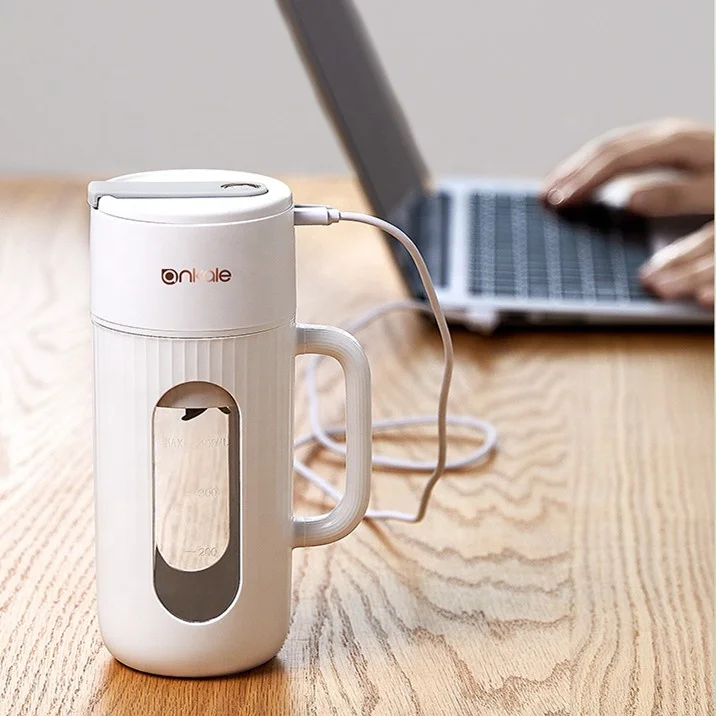 Fruit Juicer Popular USB Blender Juicer Mini Electric Portable Rechargeable Travel High Quality 400ml 10 Blades
