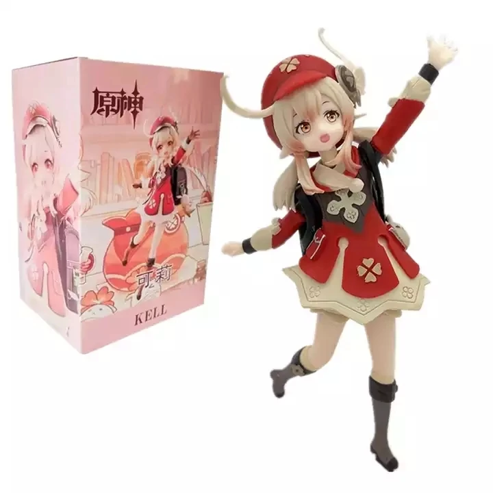 18 см аниме Genshin Impact персонажи Hutao Klee Paimon ПВХ экшн-фигурка коллекционный подарок на день рождения