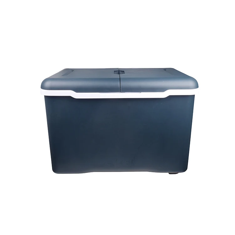Outdoor Party Refrigerator with bluetooth Speaker 12V Portable Compressor Car Fridge Freezer with Handle and Wheel