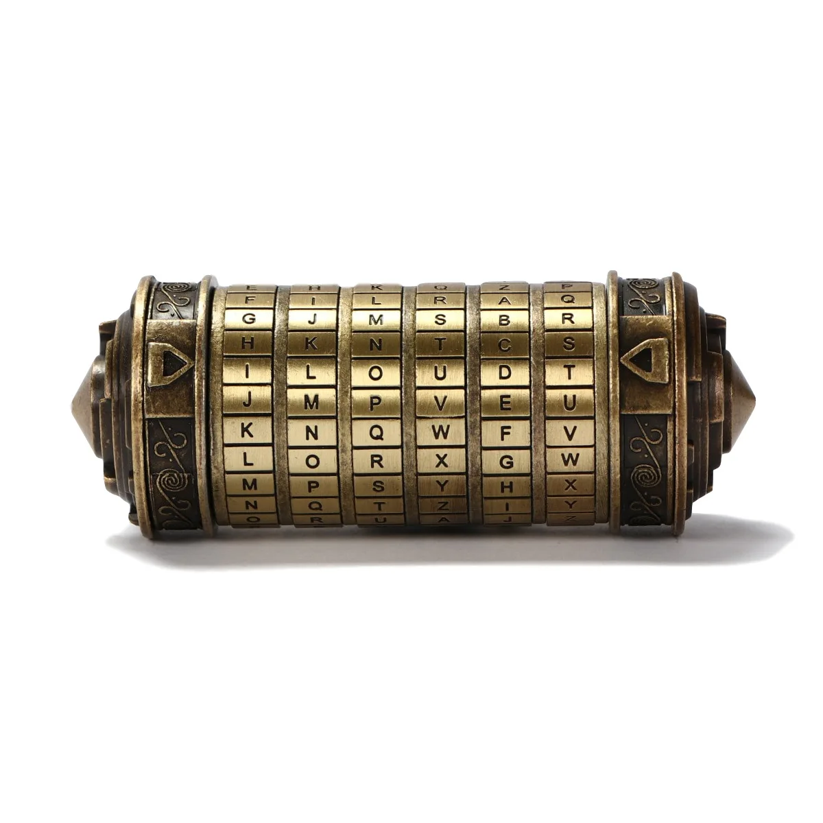 Da Vinci Code Mini Cipher Lock Puzzle Box Romantic Birthday Anniversary Gift Girlfriend Hidden Compartment Door Use Valentine's