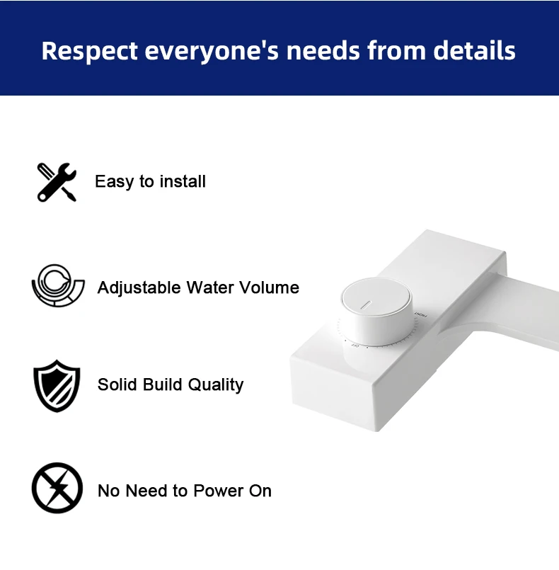 Modern Fresh Water Sprayer Bidet Toilet Attachment Smart Shattaf Bidet De Toilette Dual Nozzle Self-Cleaning Toilet Bidet supplier