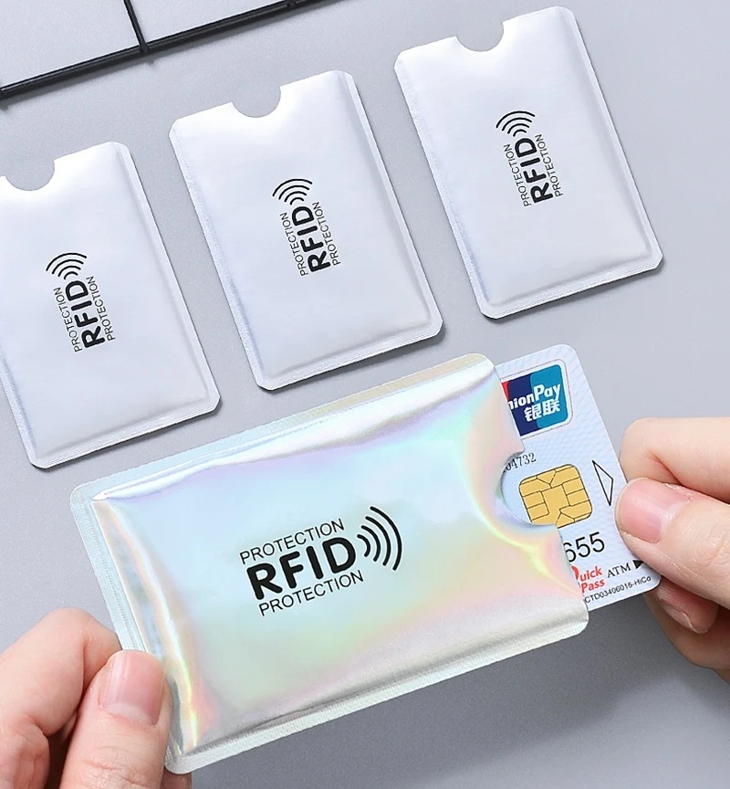 Portefeuille Blocage RFID En Cuir Véritable - Protège Cartes Et Passeport Contre Le Vol électronique - Noir, 14x10 Cm
