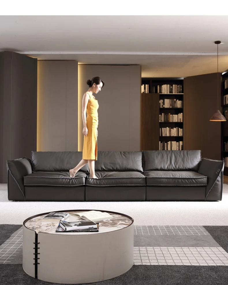 Luxury Italian Foshan Comfy New Model Modern Couch Living Room Luxury