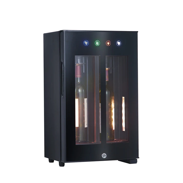 Wholesale  price household  electric 2 bottles  wine cooler dispenser machine with wine preservation system