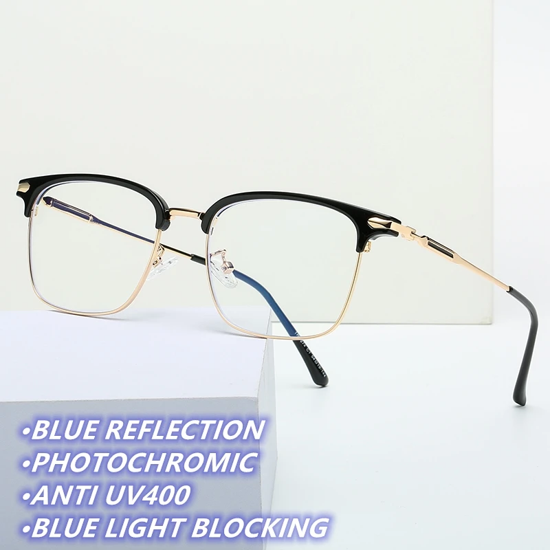 Anti-reflective Photochromic Eyeglass Frames For Men Women Oem
