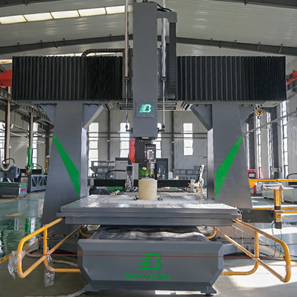 High Precision 1325 BCAMCNC 5 Axis 3d CNC Router Machine for Mold Foam Industry Manufacturing