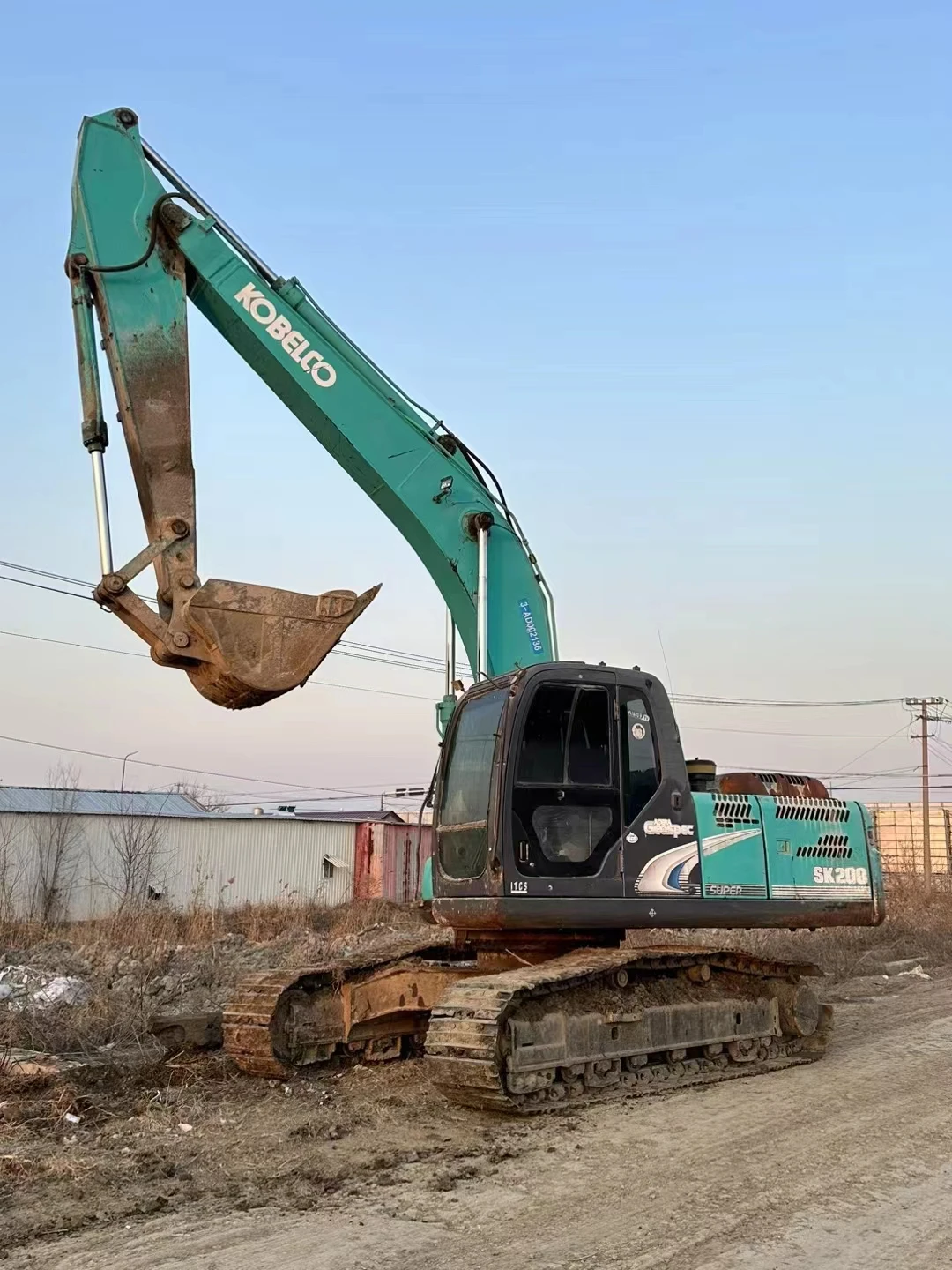 Used Excavators Crawler Excavator Digger Kobelco 200 Sk20 21ton 25ton ...