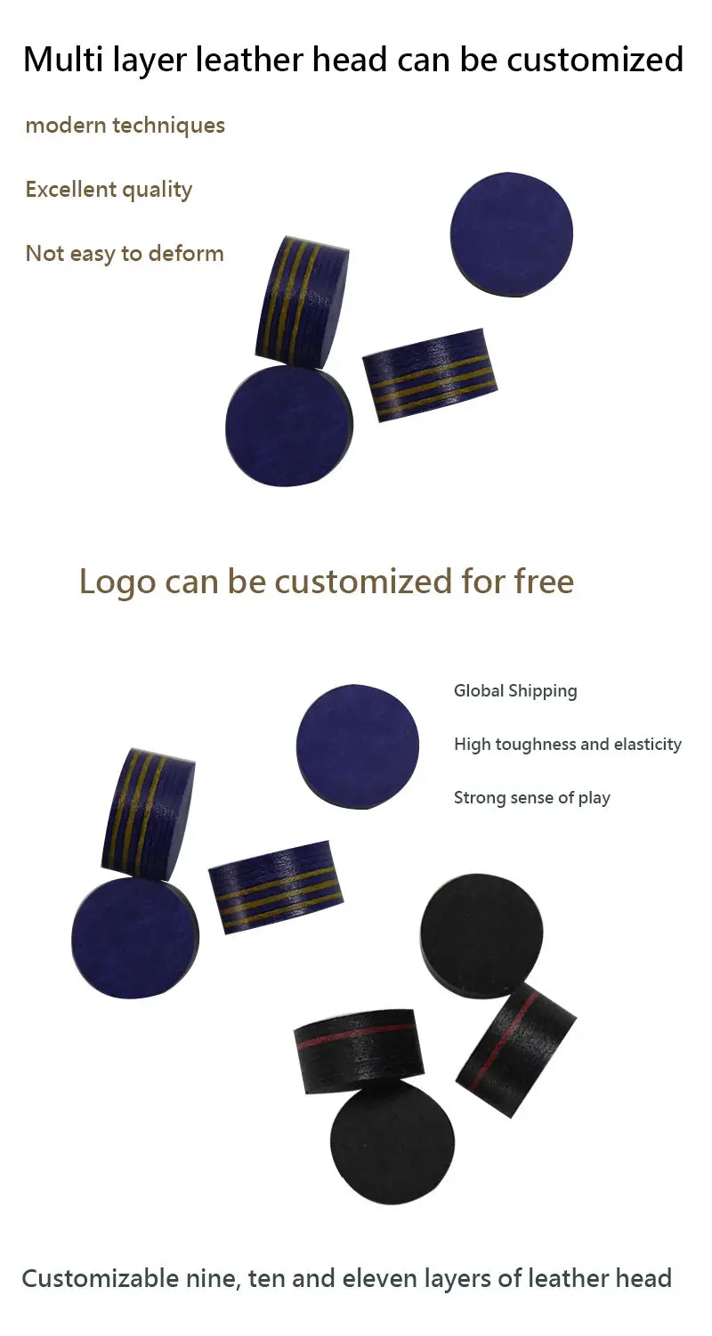 13/14mm Original Triangle Pool Cue Tips Brown Buy 13/14mm Original