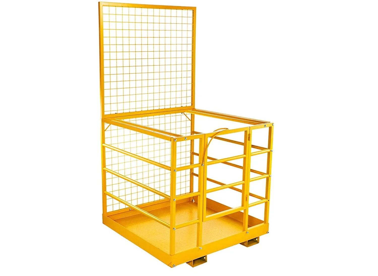 Powder Coating Folding Safety Platform Forklift Cage - Buy Powder