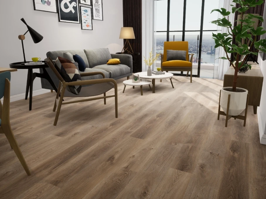 Wholesale Oem Odm Wood Oak Grain Lamin Waterproof 6mm Luxury Click Lvt ...