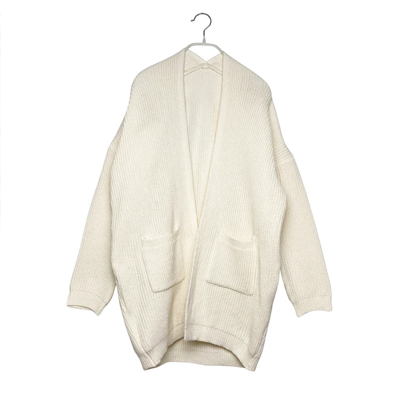 Super Soft Angora Women's Cardigan Casual Long Knitted Coat with