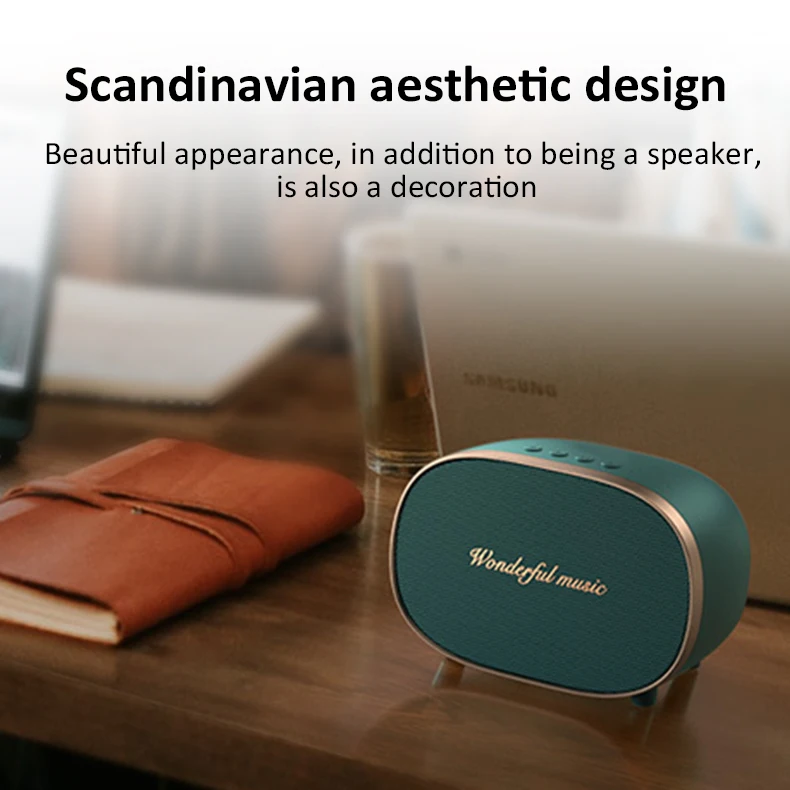 Hi Fi-звук супер бас беспроводная IPX5 уличная стереоколонка портативная Bluetooth-Колонка со светодиодной