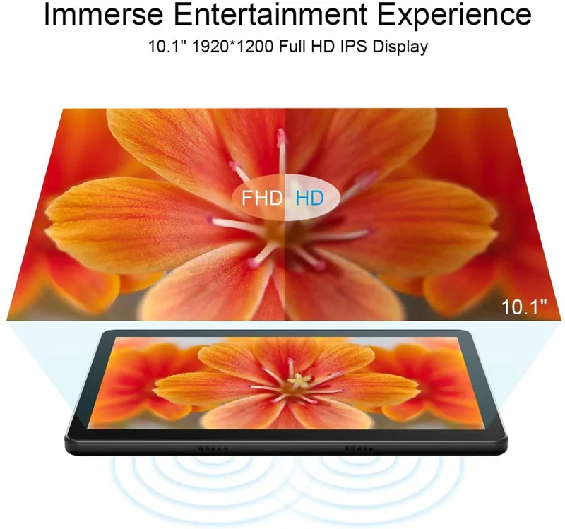 
 Android 10,0 OS 32 ГБ памяти 1200x1920 IPS Full HD дисплей USB Type C порт 5G WiFi макс. 10 дюймов Android планшеты ПК  