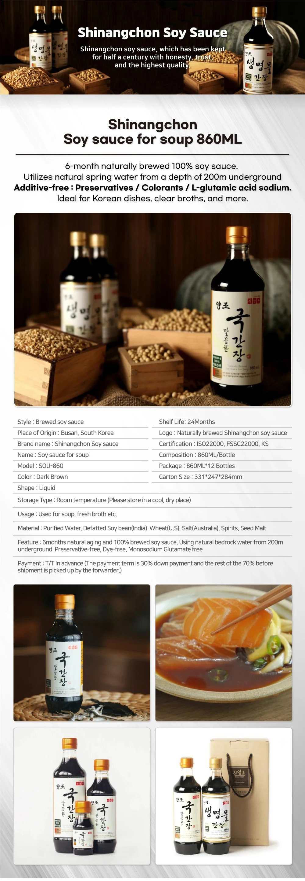 Korean Factory Direct Natural Brewed Plantbased All Purpose