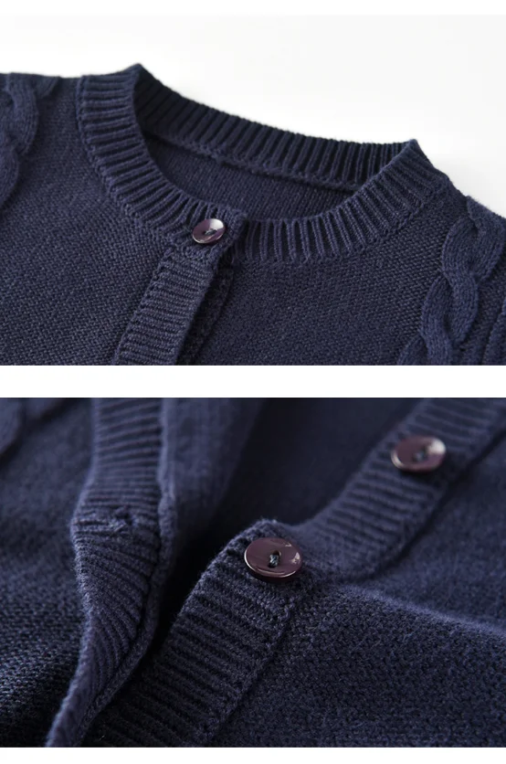 ChengXi Новинка Осень/Зима 2019, свитер для детей, кардиган, вязаный свитер для детей