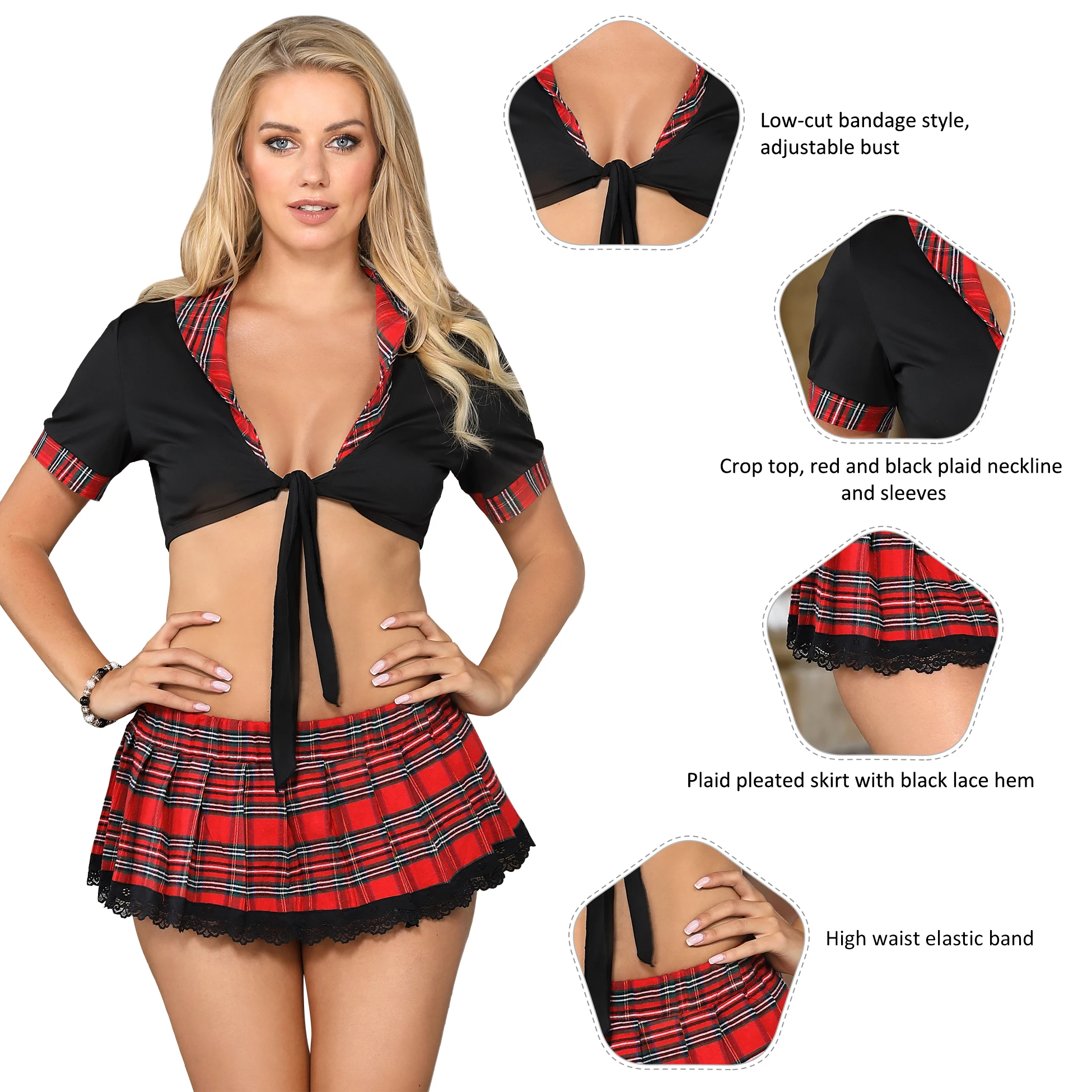 sexy petite lingerie Varsity Vixen Cheerleader Sexy Halloween Costume | This Sexy… main image 0