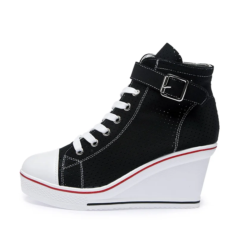 groei Matron betreden Hot Selling Breathable Comfortable Lace Up Casual Sneakers High Heels Shoes  For Women - Buy Women Casual Shoes,Wedge Heel Vulcanized Sneakers,Ladies  Shoes Casual Sneaker Product on Alibaba.com