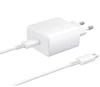 Chargeur + câble blanc 25W