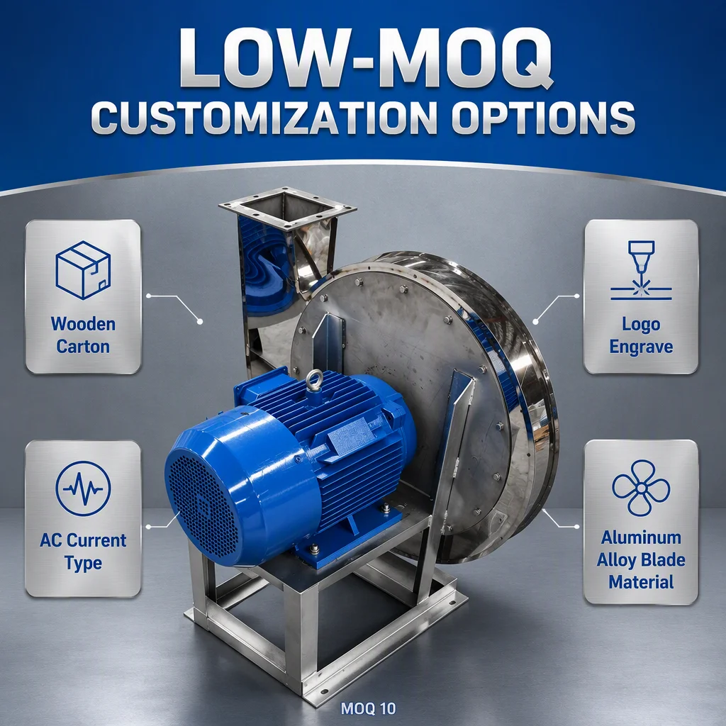 Corrosion-resistant High-pressure Centrifugal Ventilator - detail 28
