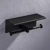304 black double tissue holder