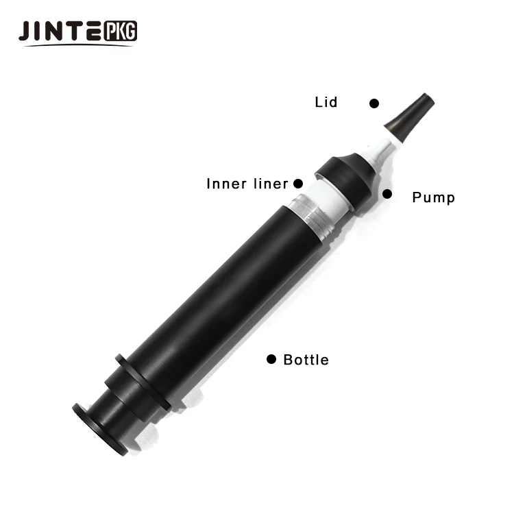 Cosmetic Syringe Skincare Essential Eye Cream Black Serum Gel Packaging Syringe