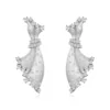 White earrings