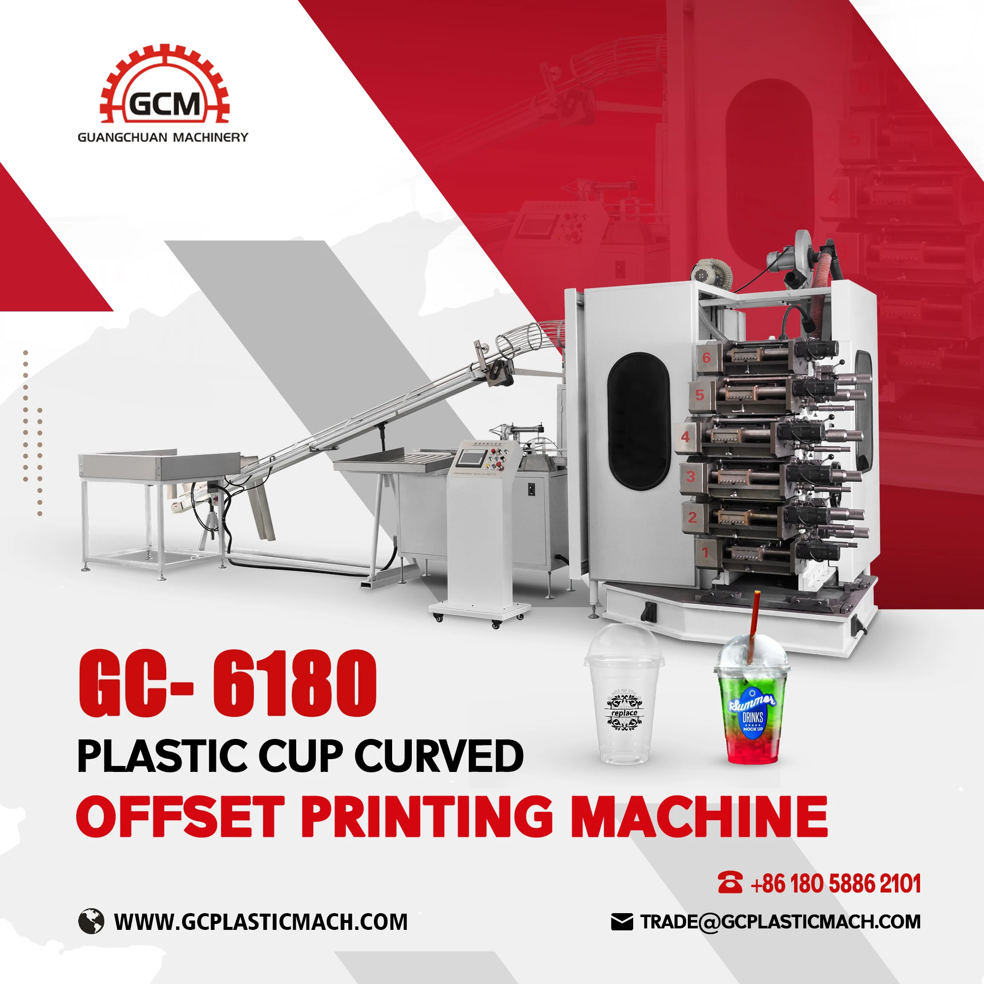 Wholesale Thermoforming Cup Printing Machine Automatic Safty Printing