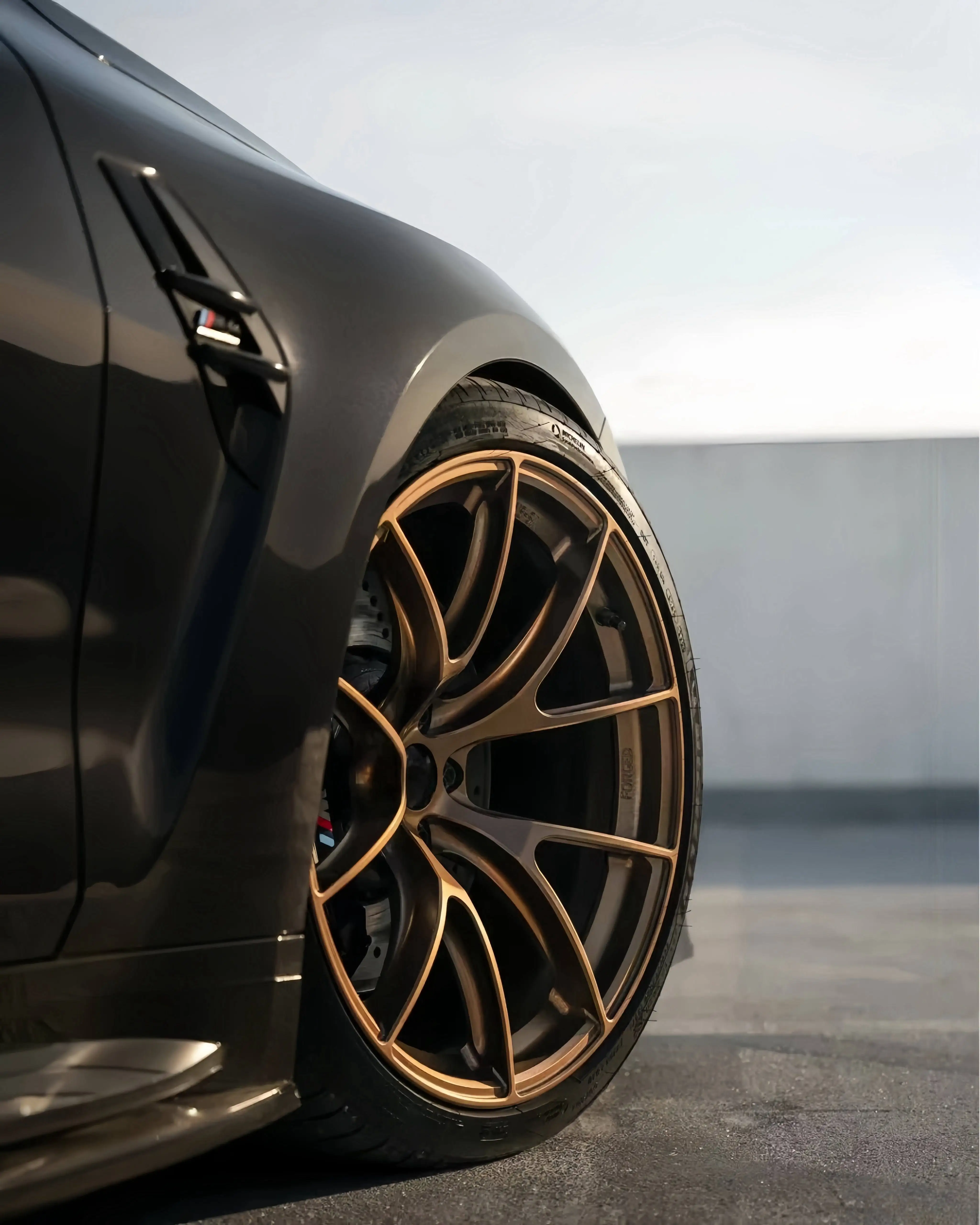 XINL 18-22inch Deep Concave Forged Custom Design Passenger Wheel Gold Aluminium Alloy 5x112 5x120 Wheels 1 Piece Fit for E60 F10 - Image 6