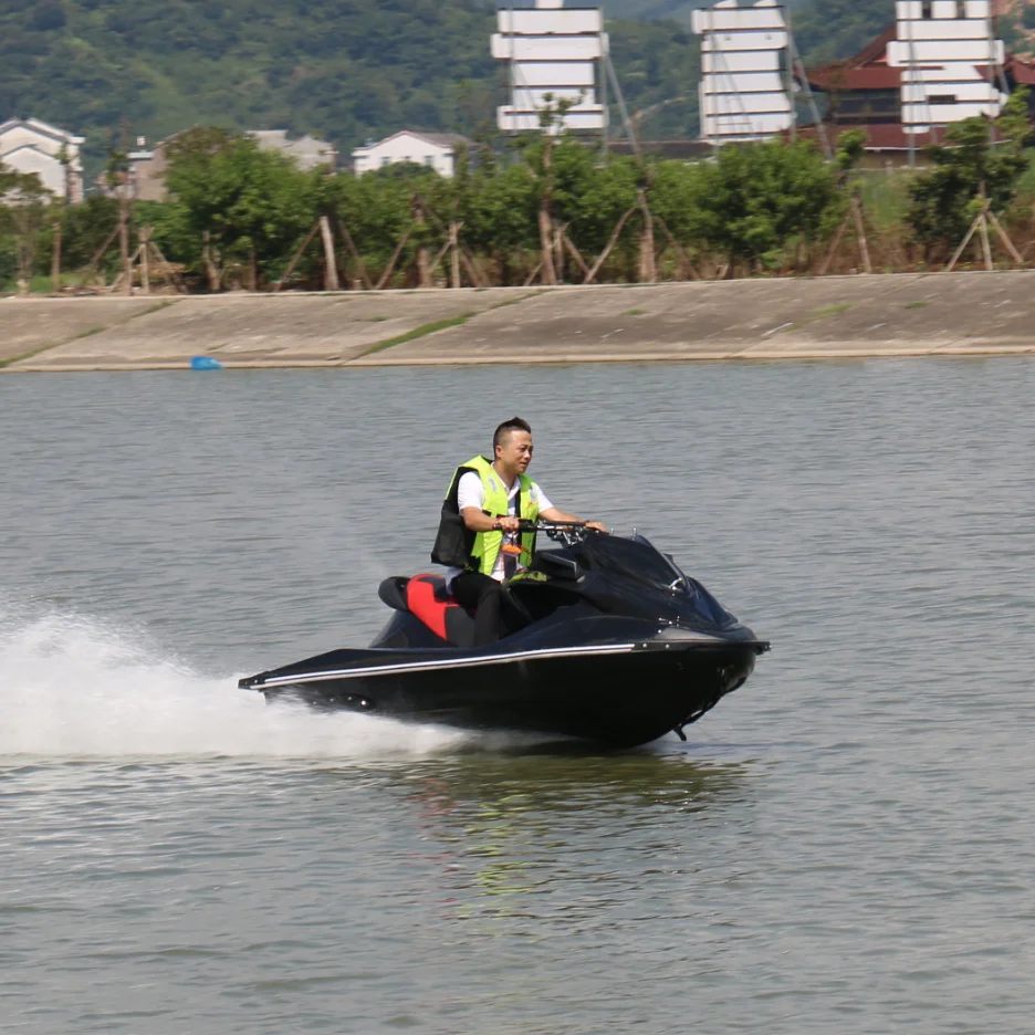 Fast Speed 4-Stroke Racing Jet Ski 1400CC Sea Sports Motorboat for 3 People