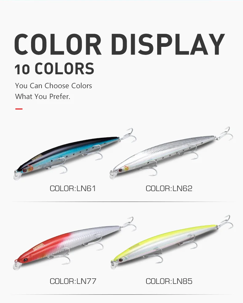 Kingdom 5333 New Arrival 2022 Lures Minnow Wholesale Long Casting Hard